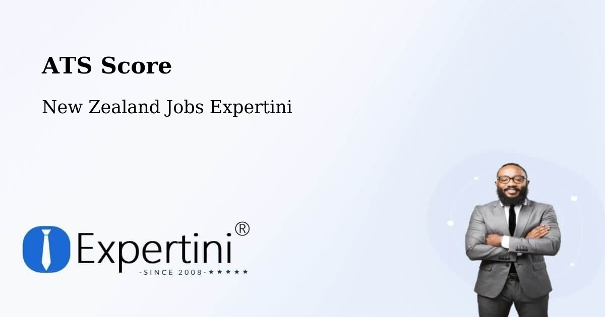 ATS Score - New Zealand Jobs Expertini