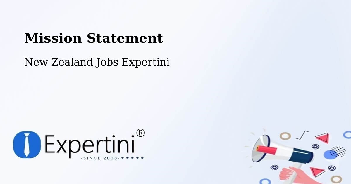 Mission Statement - New Zealand Jobs Expertini